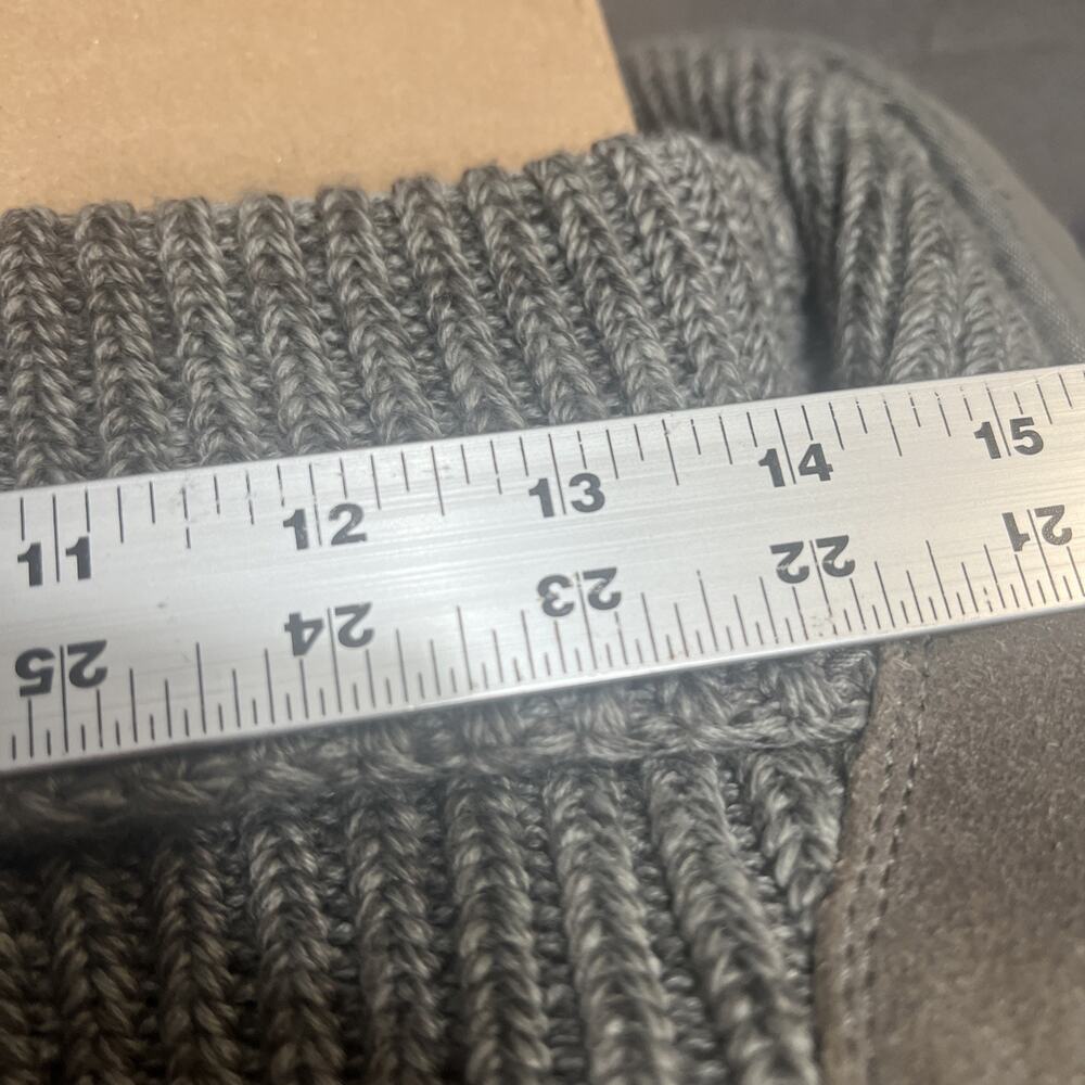 UGG Classic Cardy Boots Gray Knit Uncycled Wool Pull-On Winter 5819 Size 7 - Picture 14 of 14